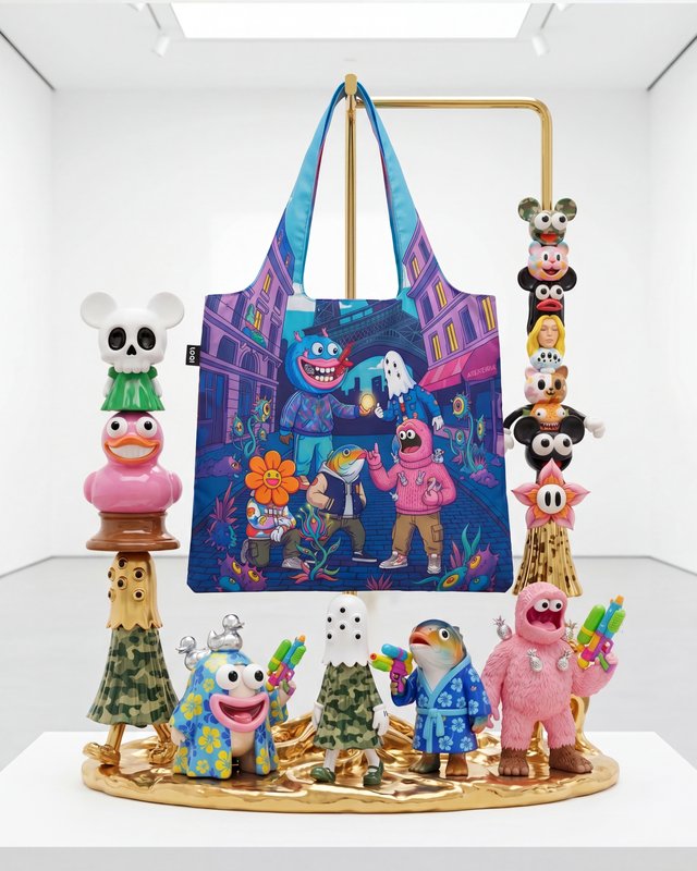 Anchorball LOQI bag — Luminal Pop characters