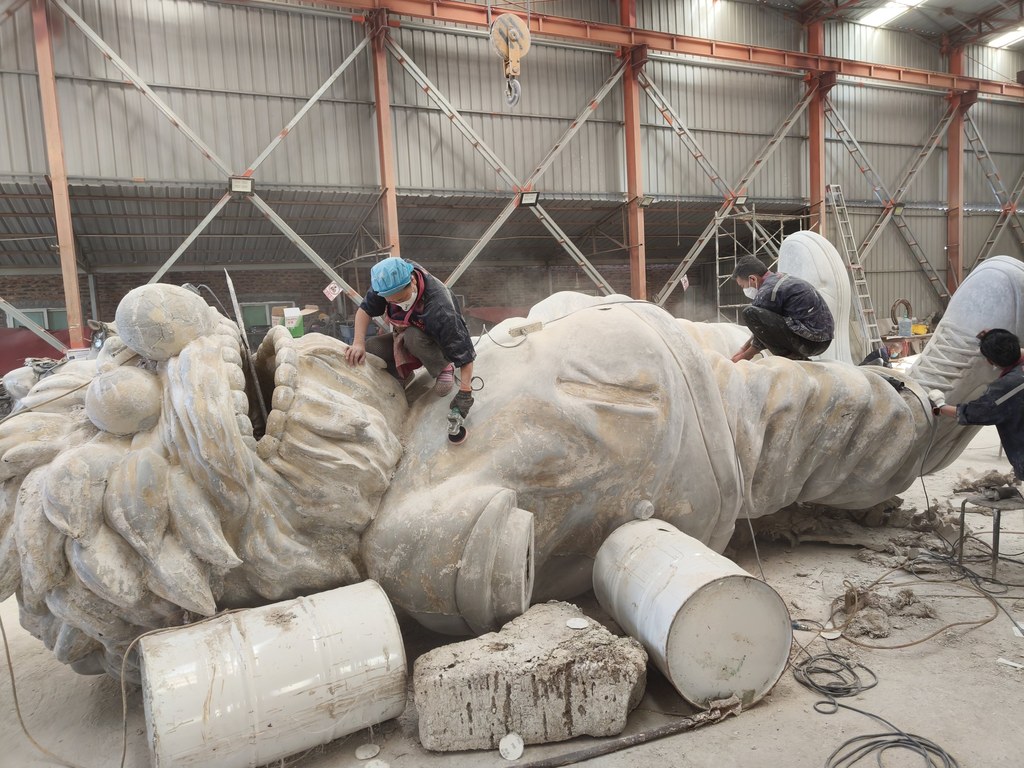 Monumental work in production