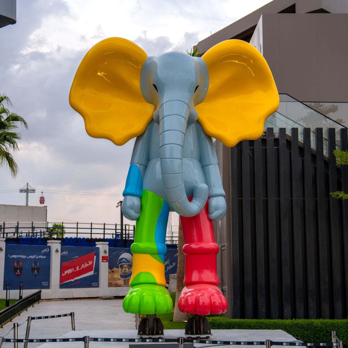 Boulevard City Riyadh — character sculpture commission by Ken Kelleher