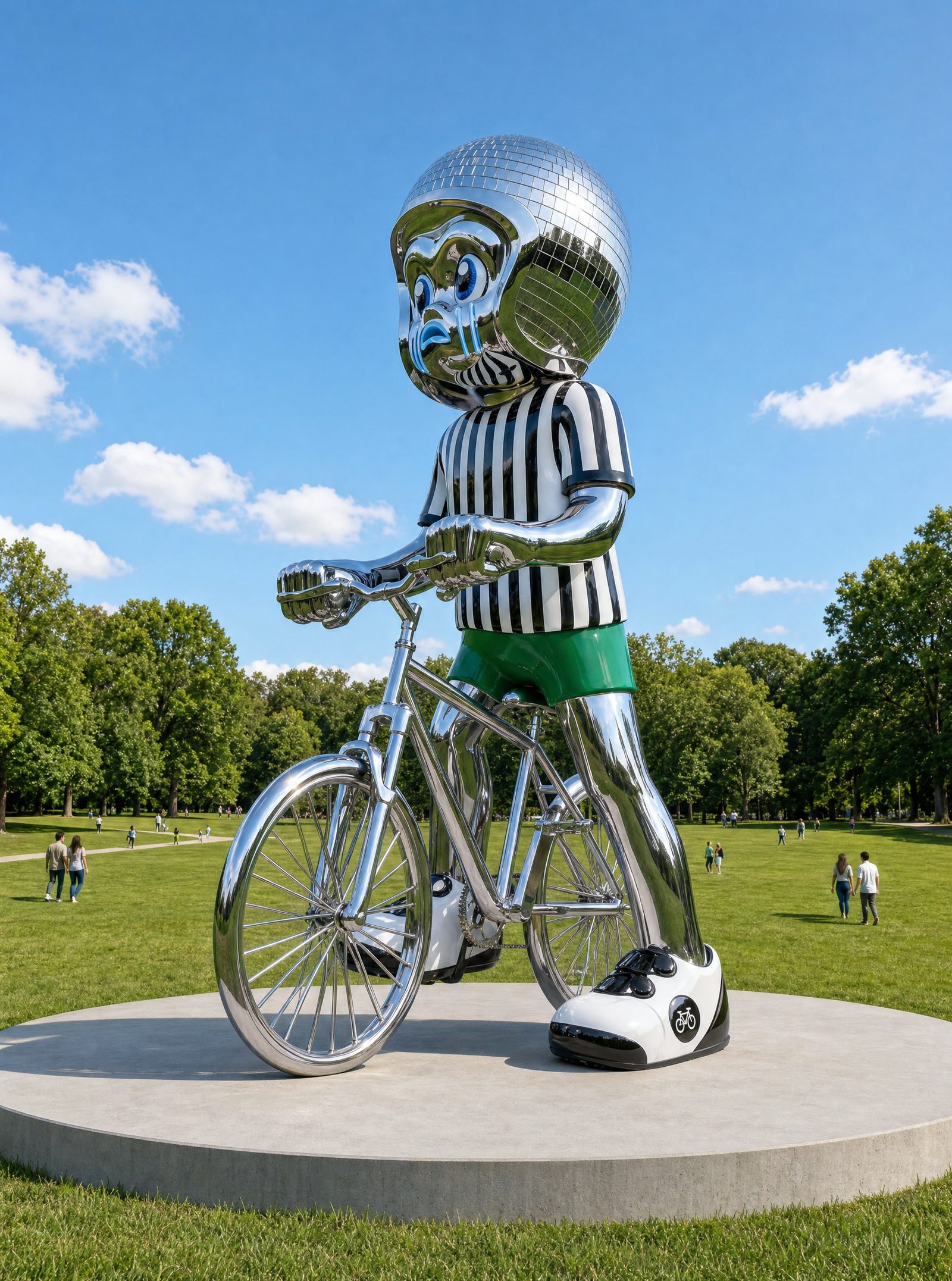 CRYBABY — sculpture render, Tulsa Route 66