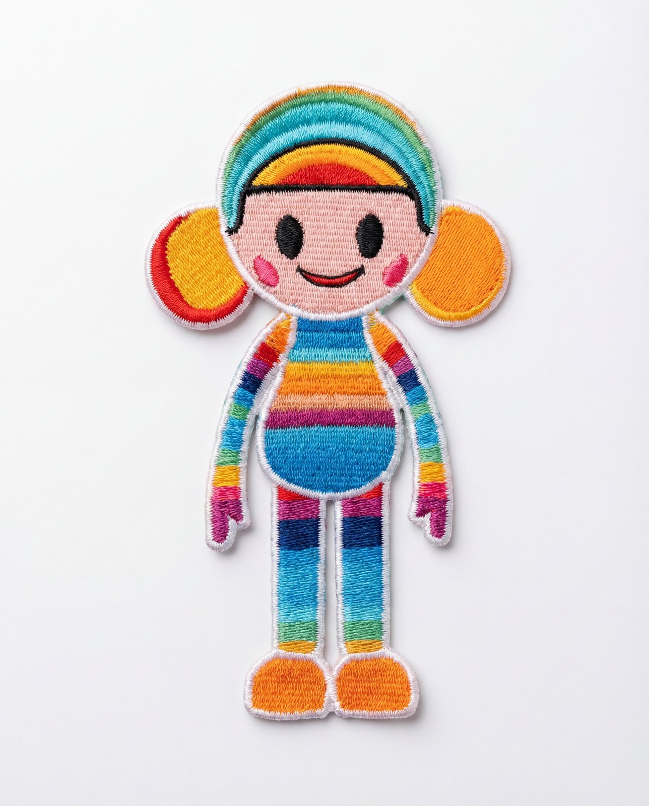 Winky embroidered patch