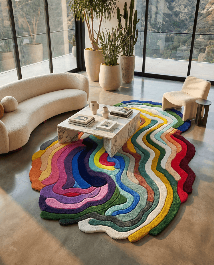 The Cloud Rainbow Carpet