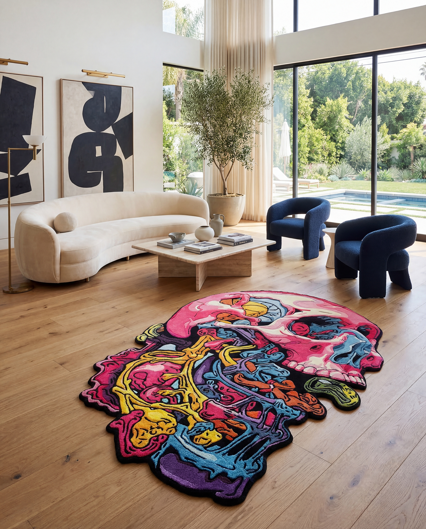 Cozmik Skull Carpet