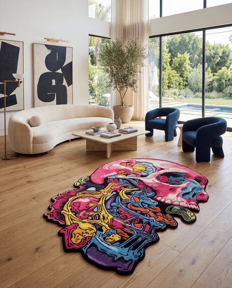 Cozmik Skull Carpet